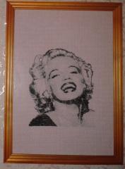 Marilyn Monroe embroidered