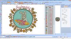 Cute Bunny - My Dear Child embroidery screenshot