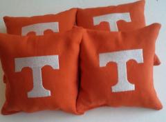 Tennessee volunteers logo embroidered pillow