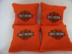 Harley Davidson embroidered pillow