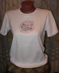 flying Cat shirt with free embroidery