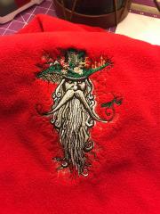 Root man embroidery design