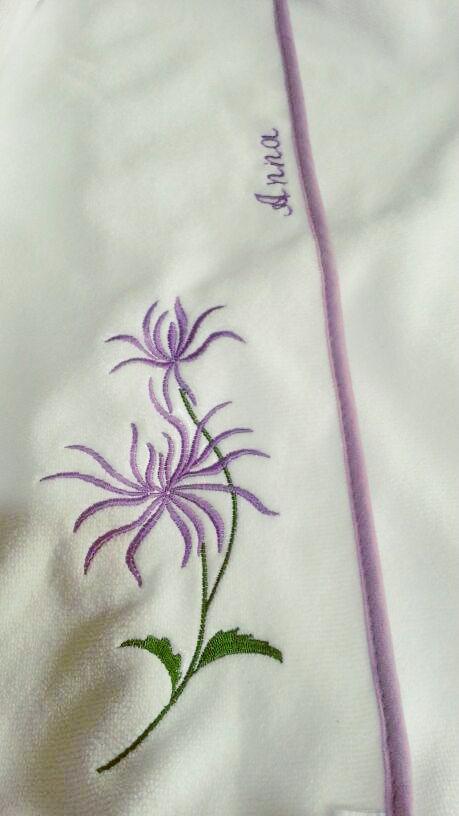 Purple Flower Embroidery Design: A Burst of Creativity and Color