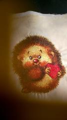 Little hedgehog embroidery design