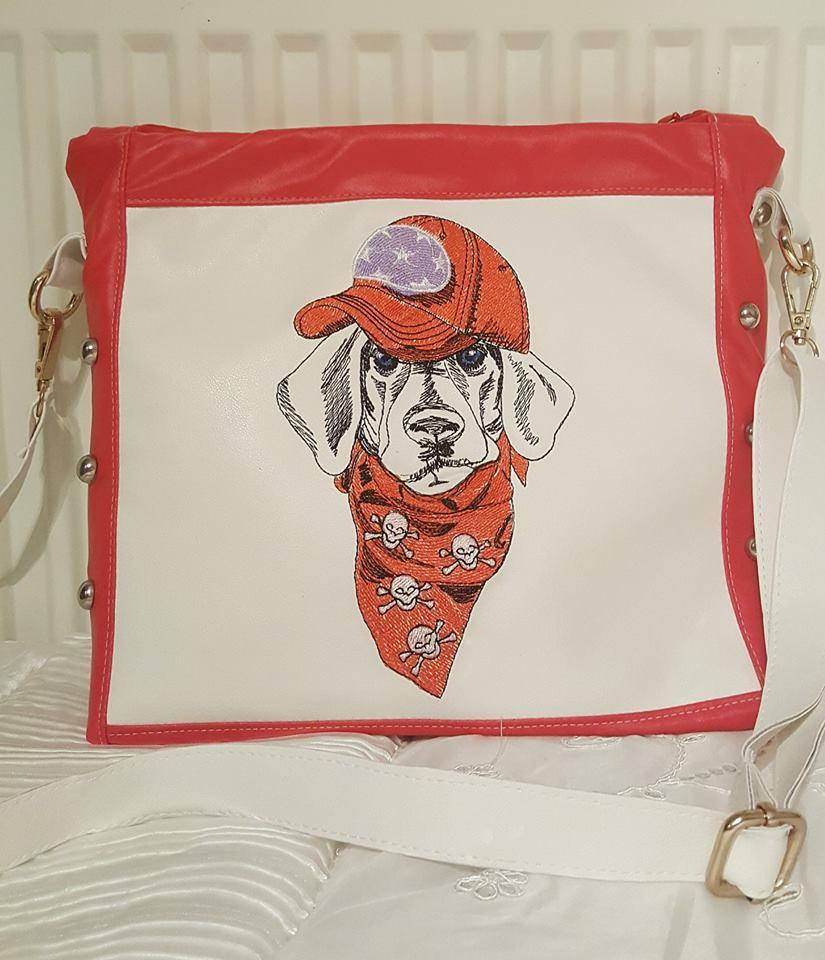 Upgrade Your Bag with a Stylish Dog Embroidery Design