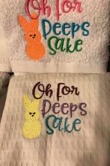 Towels with deeps sake free design for embroidery machine