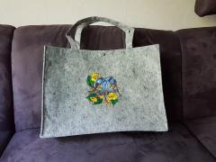 Bring Nature to Life with the Sparrows Embroidered Bag