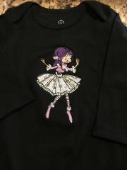 Embroidered blouse circus girl