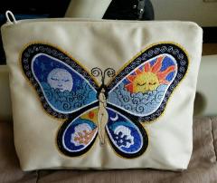 Enchanting: Fantastic Butterfly Night and Day Free Embroidery Design