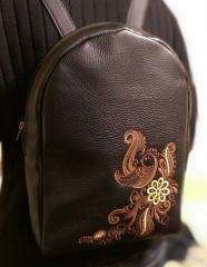 Embrace Your Style with the Firebird in Flowers Embroidered Backpack