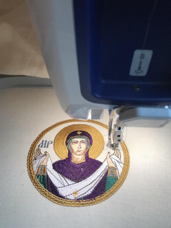 Religion free embroidery design