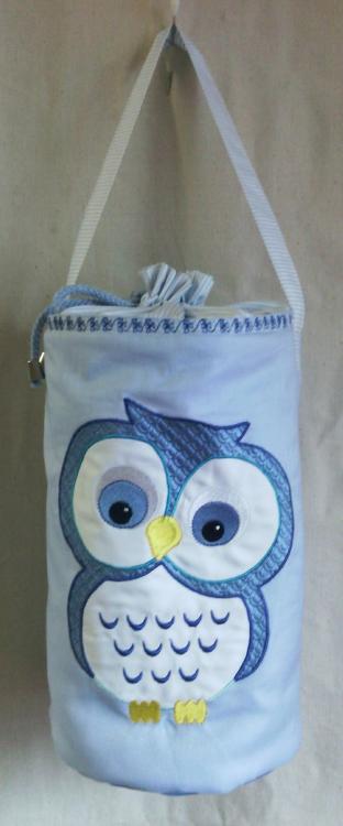 Embroidered bag with Cute Owl free design