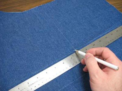 Measure and mark points in pattern Measure and mark pattern