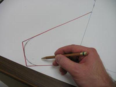 How create round corner for pattern Round corner for dog clothes template