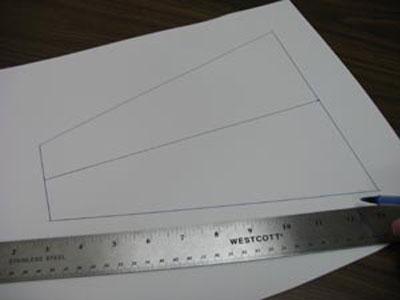 Measure piece for dog clothes Measure piece of fabric for dog clothes