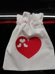Embroidered Bag with Love Heart Free Design: A Symbol of Affection and Style