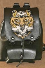 Stylish and Original Fox Embroidered Backpack