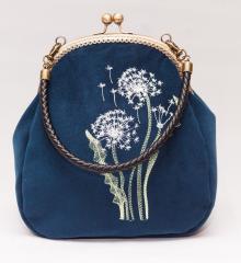Embrace the Whimsy of the Light Dandelions Embroidered Bag