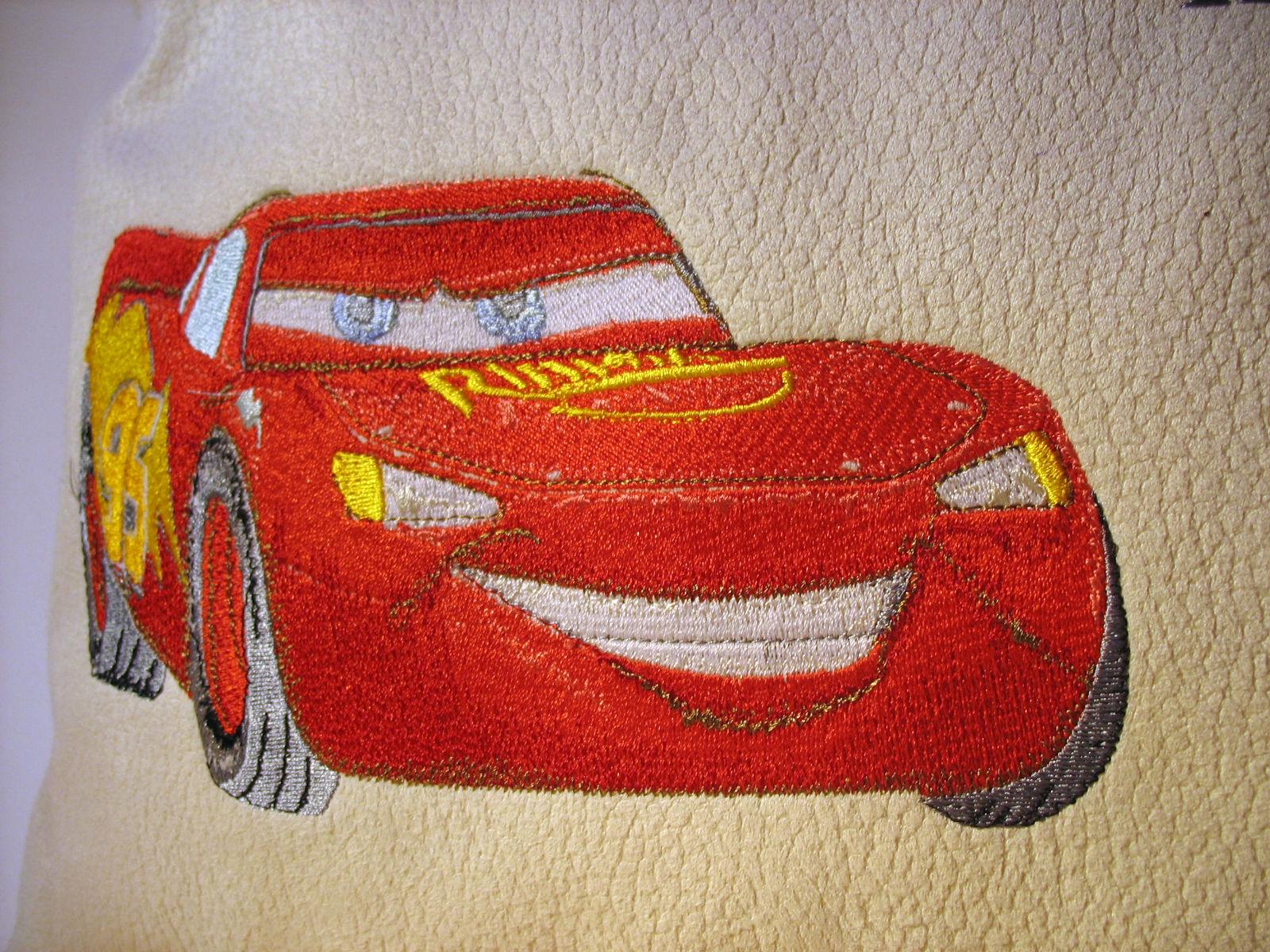 Lightning McQueen machine embroidery design