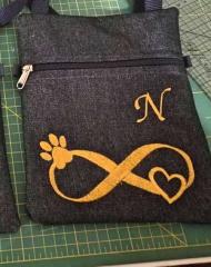 Infinite Dogs Love Embroidered Bag: A Heartfelt Tribute to Our Furry Friends