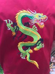 Oriental dragon free embroidery design