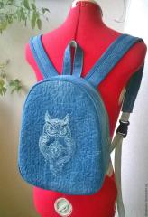 Make a Statement with These Tribal Owl Embroidered Backpack