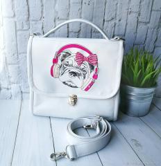 Style with a Portfolio and Gorgeous Pug-Dog Embroidery Design