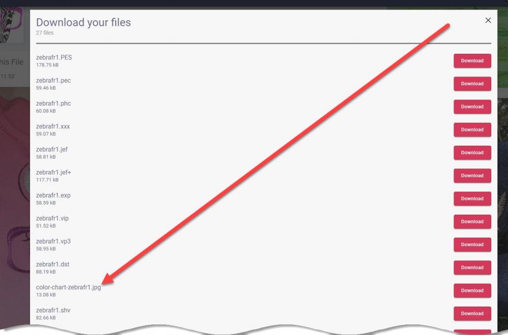 How download color chart