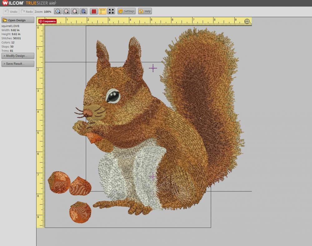 Wilcom truesizer web open squirrel file