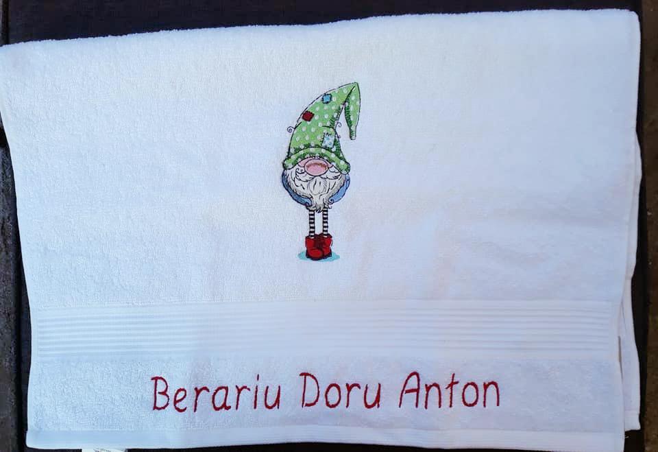 Сhristmas machine embroidery designs on towel