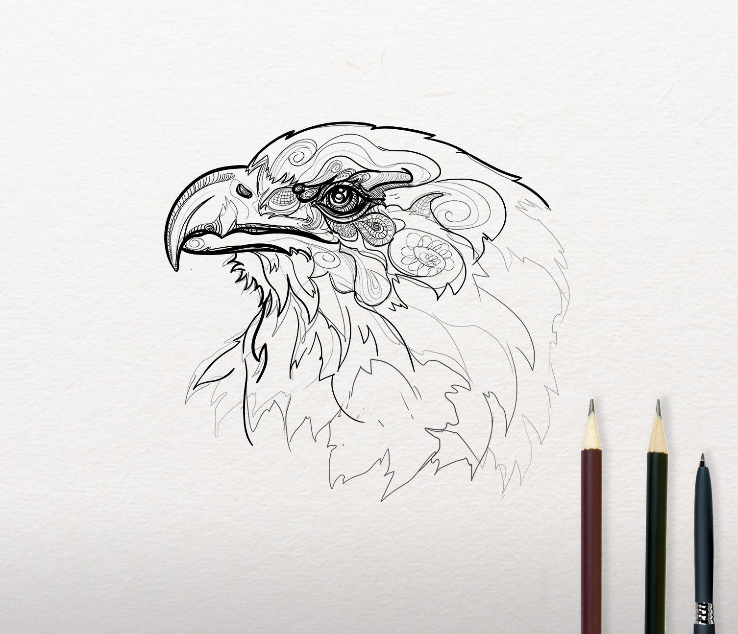 Sketch of Eagle design