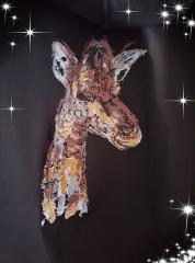 Giraffe free embroidery design