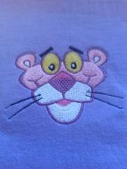 Pink Panther embroidery design