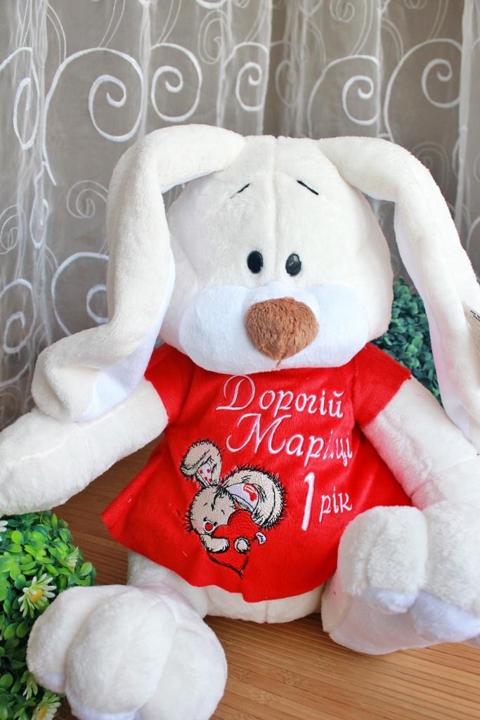 Embroidered toy dress with Bunny design