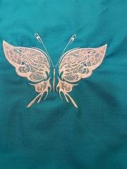Buttefly embroidery design