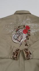 Western shirt with Horse free embroidery design