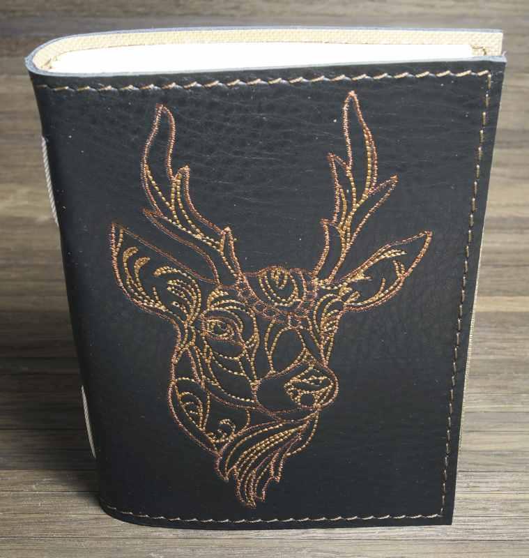 Embroidered cover with Deer design