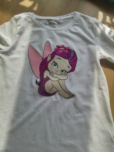 Embroidered t-shirt with Little Fairy design