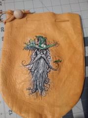 Unveiling Leather Bags with Enchanting Rootman Embroidery Design