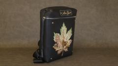 Whimsy: Leather Bags Adorned with Enchanting Maple Leaf Embroidery