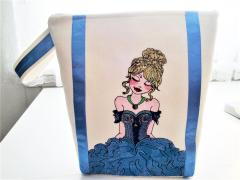 Fit for Royalty: Crafting Perfect Princess Embroidery Design on Bag