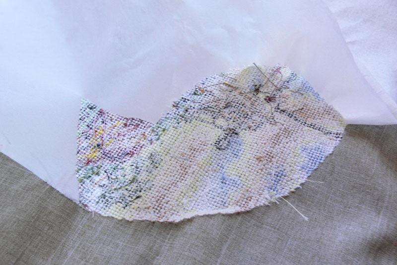 Jump stitches on the wrong side