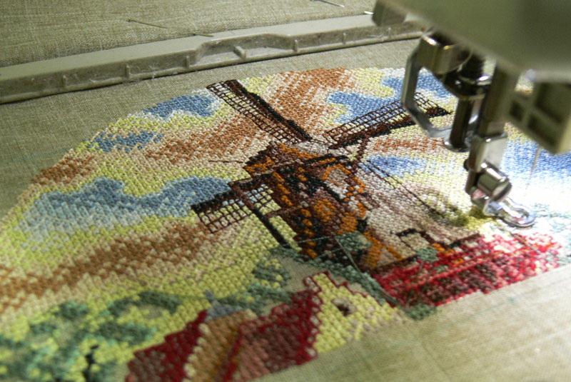 Another half of cross stitch embroidery