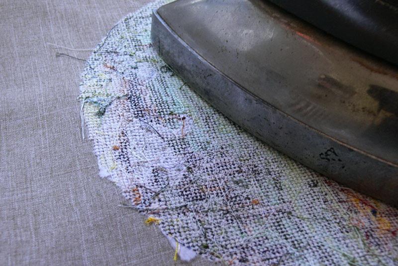 Wrong side of design and an iron