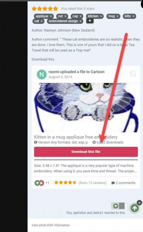 How download kitten applique free embroidery design