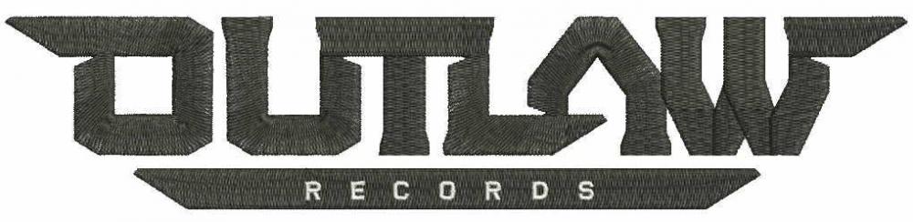 Outlaw records_logo embroidery design