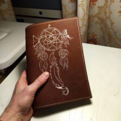 Embroidered cover with Dreamcatcher Design