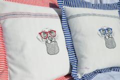Embrace Your Unique Style with Hipster Dog Embroidered Cushions