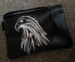 Stunning Embroidered Handbag with Eagle Design: Soar High in Style