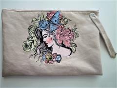 Embrace Your Feminine Side with the Flower Girl Embroidered Handbag